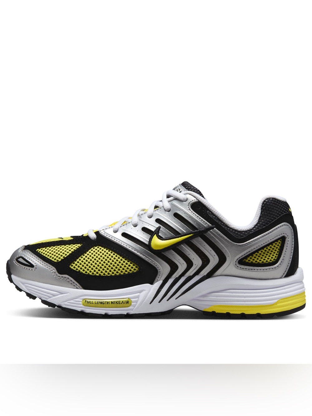 Nike Air Pegasus 2005 (Pegasus 2K5) 'Opti Yellow / Metallic Silver' 2005 Pegasus